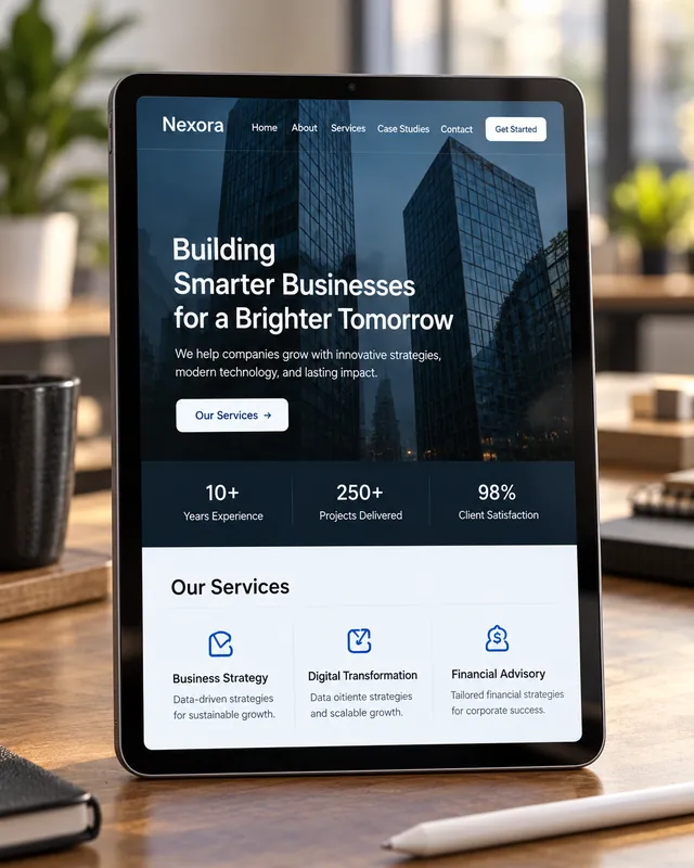 Web design sample 1
