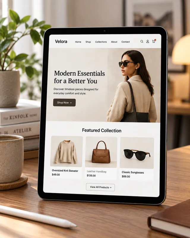 Web design sample 2