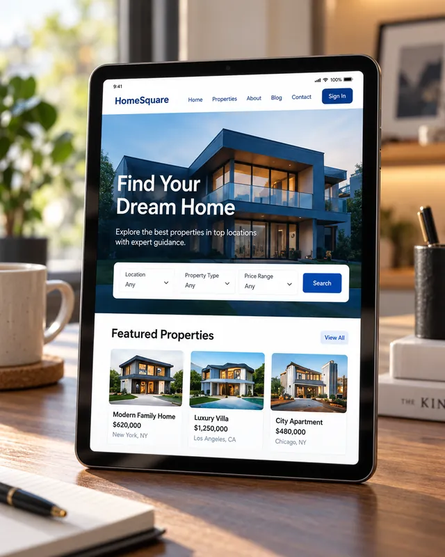 Web design sample 5