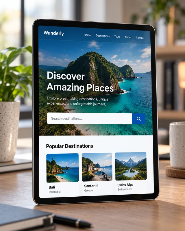 Web design sample 6