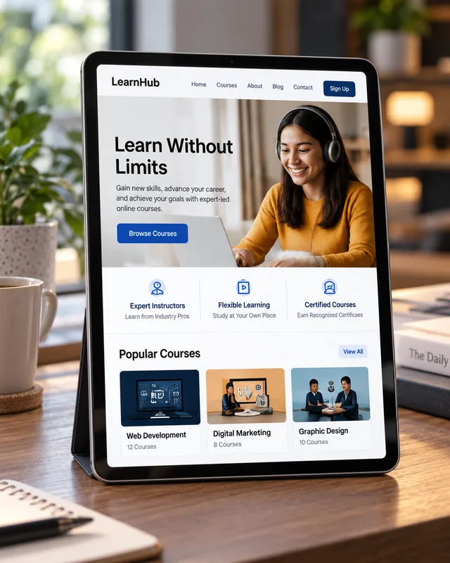 Web design sample 8